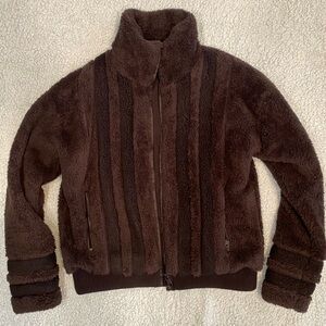 Athleta Tugga black Sherpa jacket